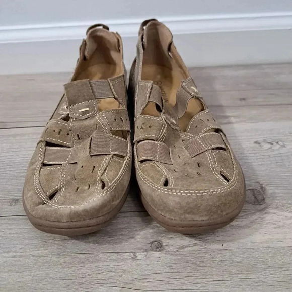 Magellan Outdoors Womens Putian Sandal Size 7M Tan Leather - Picture 3 of 9